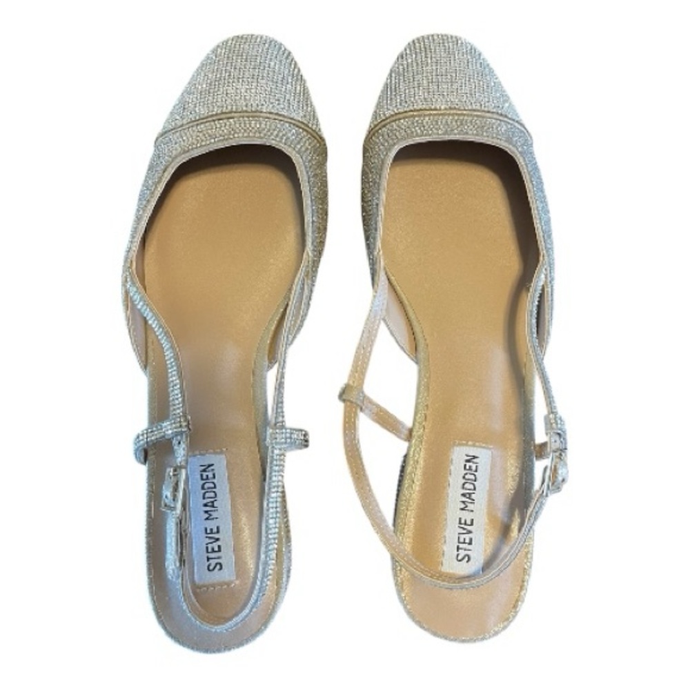 Women’s Steve Madden Belinda-R Embellished Slingback Flats